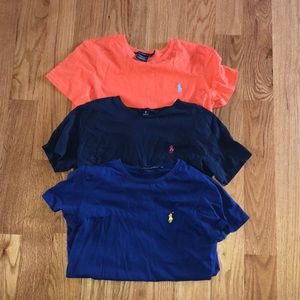 Three Polo T-shirt’s $10 each